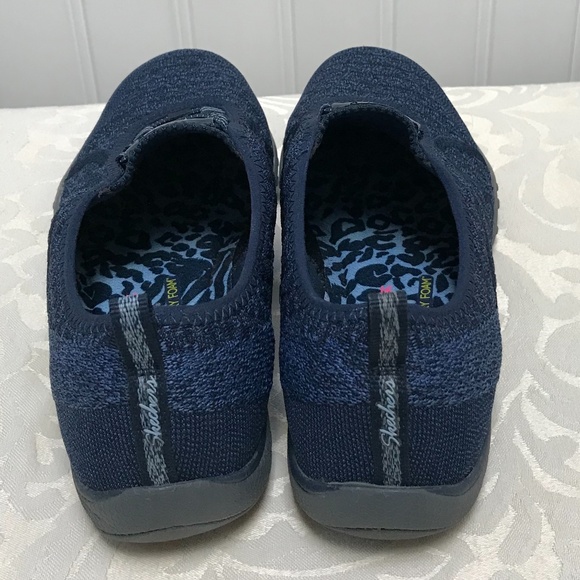 Skechers Blue Relaxed Fit Sneakers Sz 8 - Picture 3 of 6